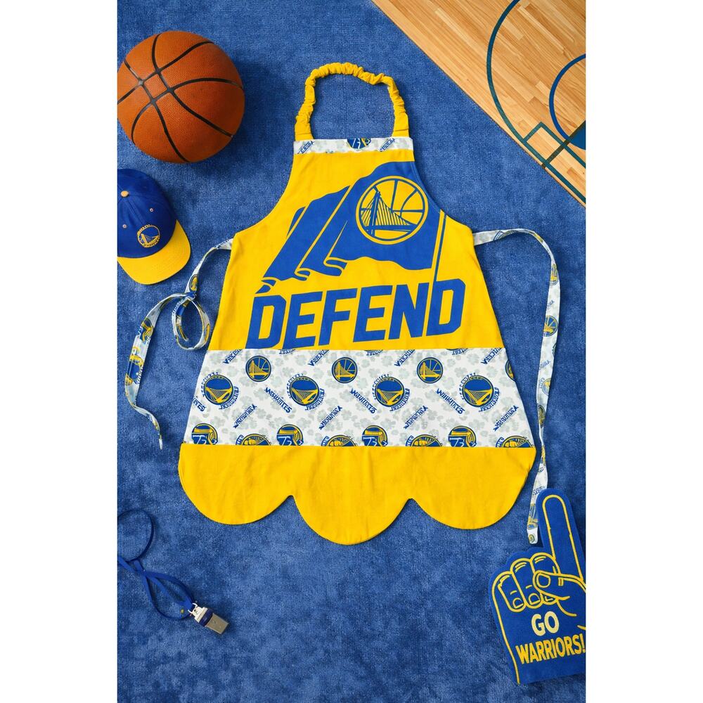 ✨Shuggie Fierce Upcycled Warriors Toddler Apron  MVP-Ready Personalize Optional✨